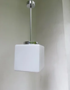 Best Pamono Vintage Bauhaus Style Cube Ceiling Lamp by Walter Kostka for Atrax-Gesellschaft