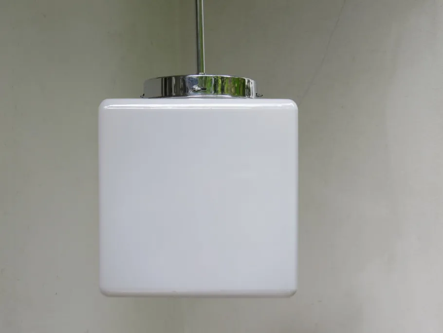 Best Pamono Vintage Bauhaus Style Cube Ceiling Lamp by Walter Kostka for Atrax-Gesellschaft