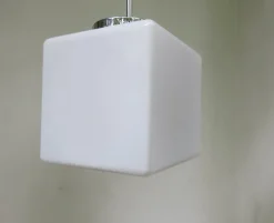 Best Pamono Vintage Bauhaus Style Cube Ceiling Lamp by Walter Kostka for Atrax-Gesellschaft