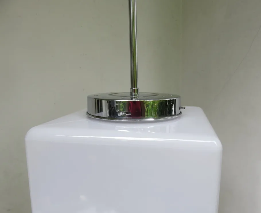 Best Pamono Vintage Bauhaus Style Cube Ceiling Lamp by Walter Kostka for Atrax-Gesellschaft