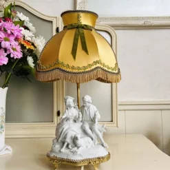 Discount Pamono Vintage Biscuit Porcelain Lamp