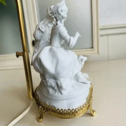 Discount Pamono Vintage Biscuit Porcelain Lamp