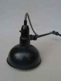 Pamono Vintage Black Aluminum Sconce from F.W. Schmid München