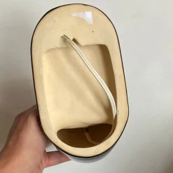 Discount Pamono Vintage Black Ceramic Wall Lamps, 1980s, Set of 2