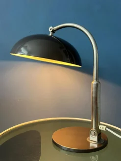New Pamono Vintage Black Hala Busquet 144 Desk Lamp by Herman Busquet
