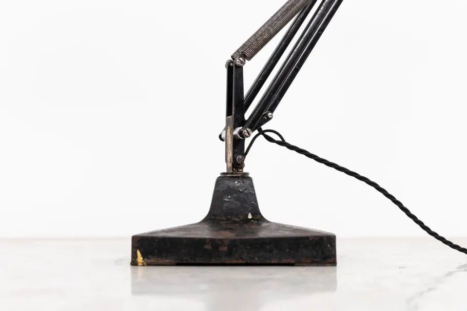 Discount Pamono Vintage Black Model 1208 Anglepoise Desk Lamp from Herbert Terry & Sons., 1940s