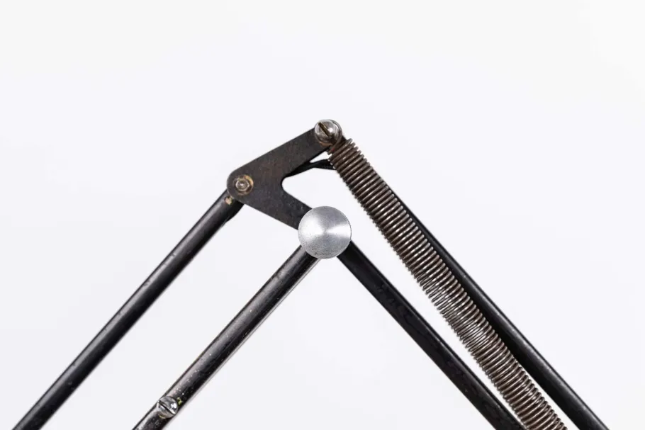 Discount Pamono Vintage Black Model 1208 Anglepoise Desk Lamp from Herbert Terry & Sons., 1940s