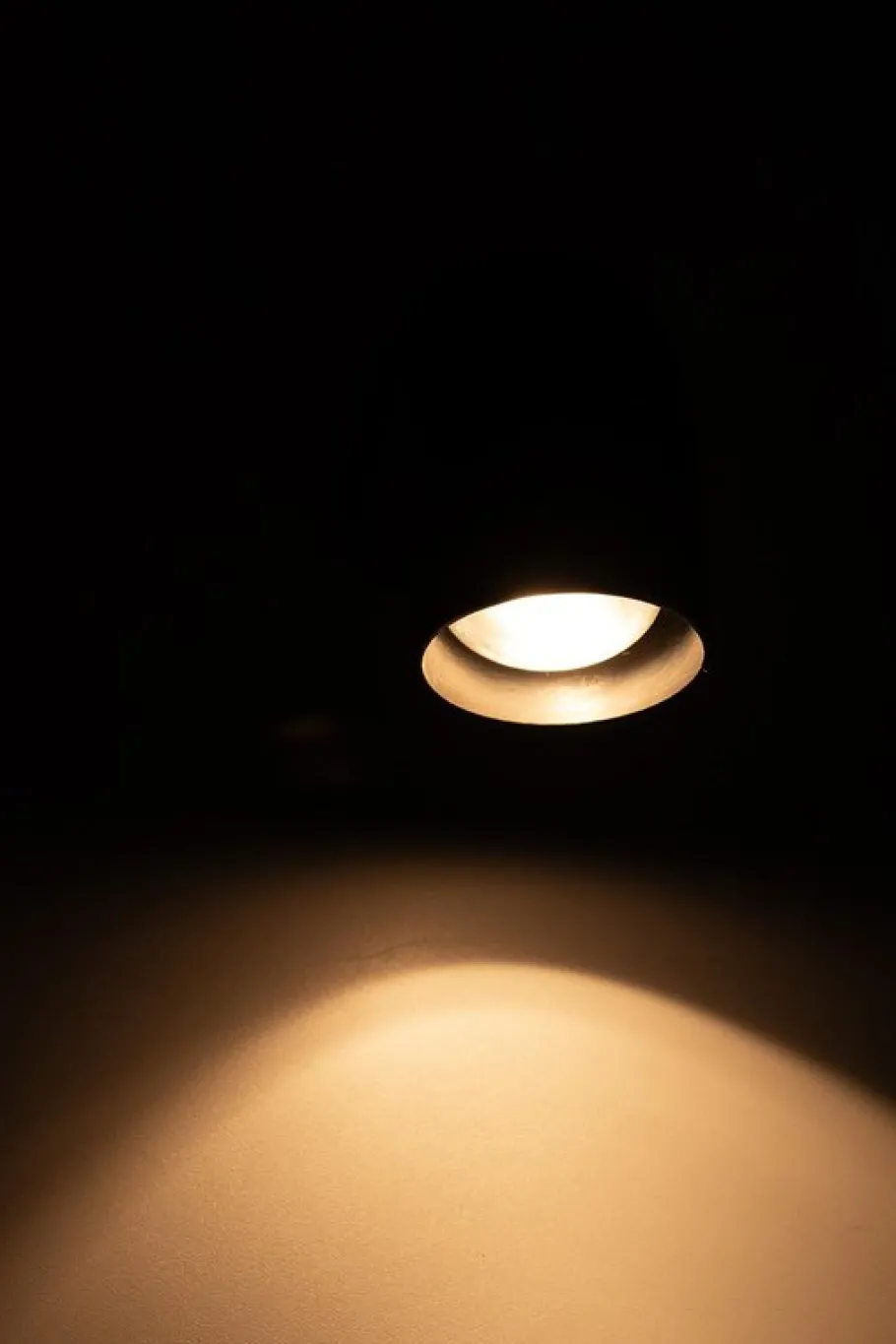 New Pamono Vintage Black Plastic Spotlight