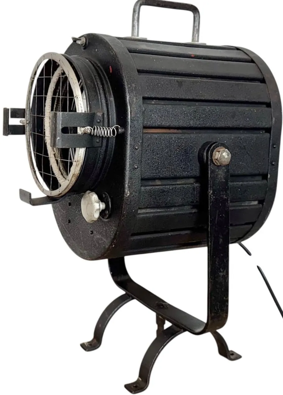 Discount Pamono Vintage Black Theatre Spotlight Table Lamp, 1960s