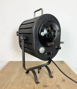 Discount Pamono Vintage Black Theatre Spotlight Table Lamp, 1960s