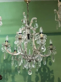 Sale Pamono Vintage Bohemia Chandelier, 1950s