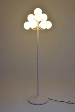 Outlet Pamono Vintage Boule Floor Lamp in the Style of Max Bill, 1960s