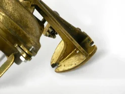 Discount Pamono Vintage Brass and Glass Ship Wall Lamp, 1950s