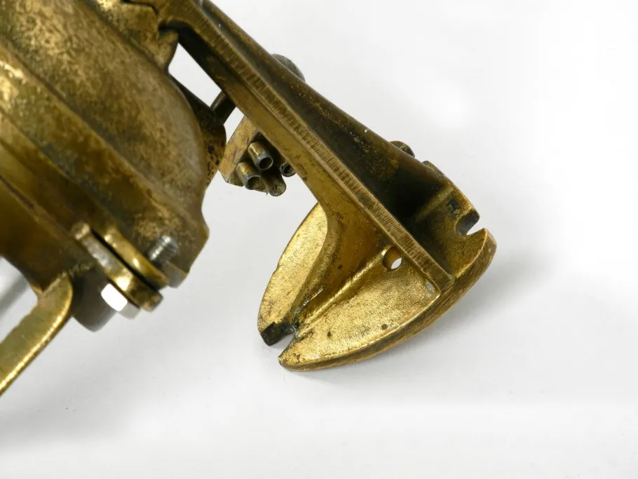 Discount Pamono Vintage Brass and Glass Ship Wall Lamp, 1950s