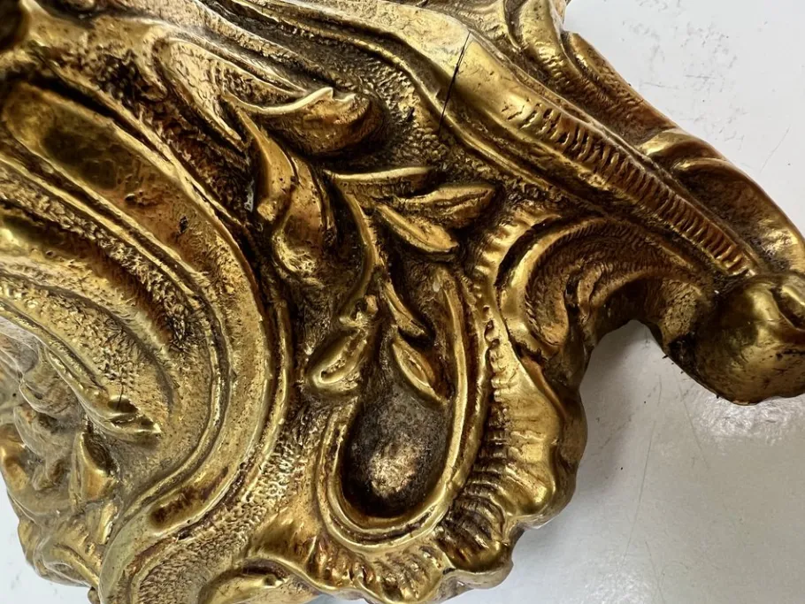 Sale Pamono Vintage Brass and Marble Dolphin Table Lamp, France, 1950s