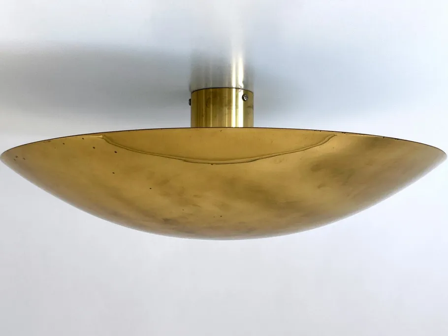 Discount Pamono Vintage Brass Ceiling Light by Florian Schulz, 1960s