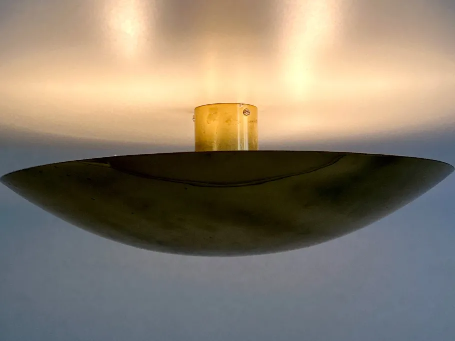 Discount Pamono Vintage Brass Ceiling Light by Florian Schulz, 1960s