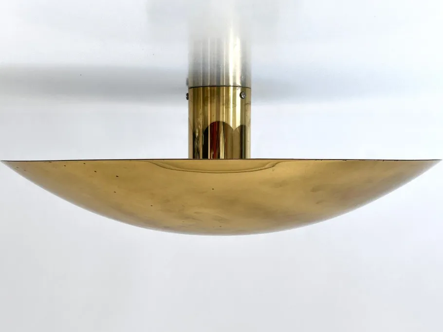 Discount Pamono Vintage Brass Ceiling Light by Florian Schulz, 1960s