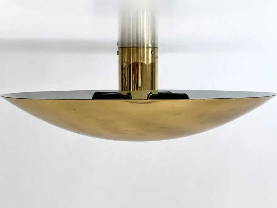 Discount Pamono Vintage Brass Ceiling Light by Florian Schulz, 1960s