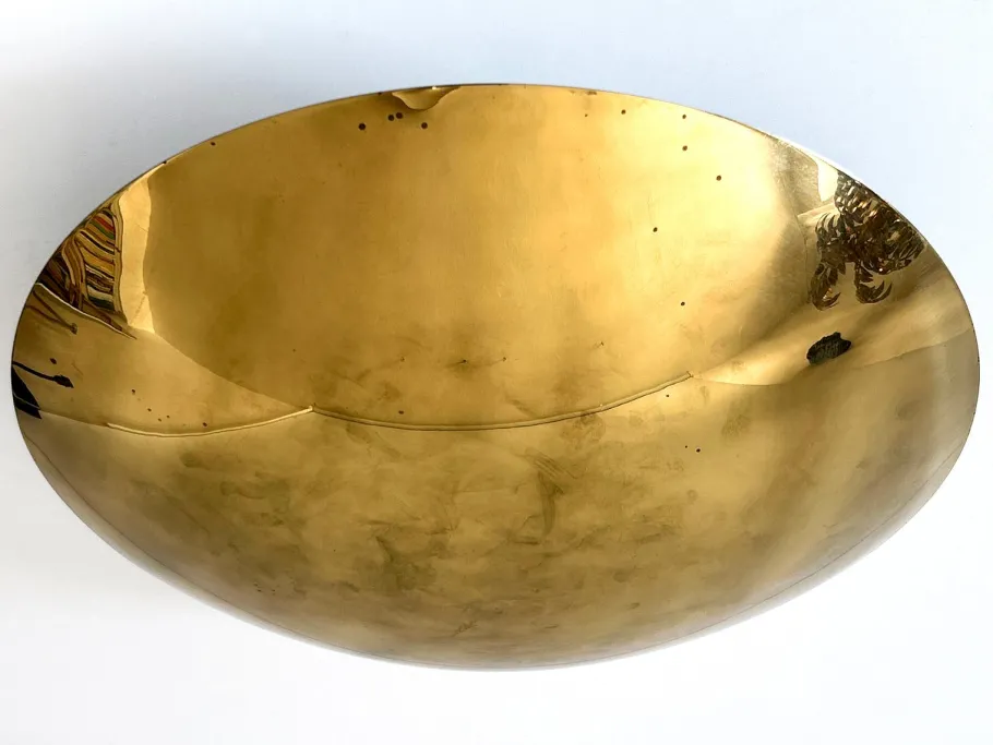 Discount Pamono Vintage Brass Ceiling Light by Florian Schulz, 1960s