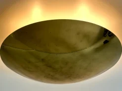 Discount Pamono Vintage Brass Ceiling Light by Florian Schulz, 1960s