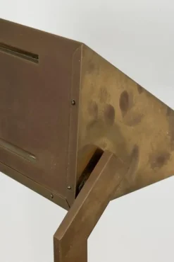 New Pamono Vintage Brass Desk Lamp