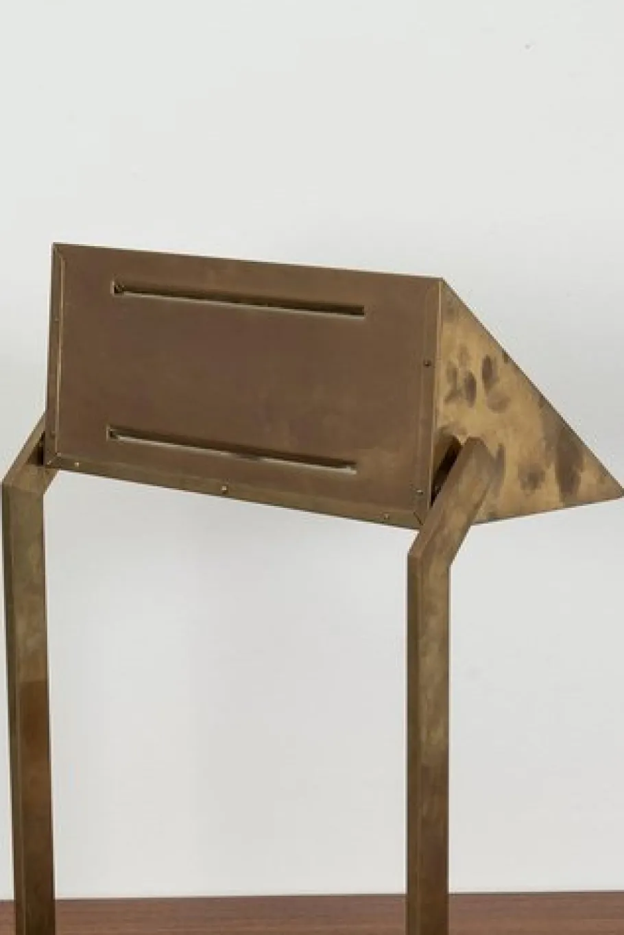 New Pamono Vintage Brass Desk Lamp