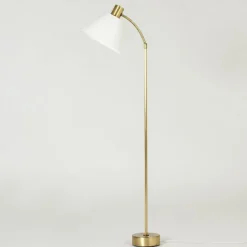 New Pamono Vintage Brass Floor Lamp from Philips, 1950s