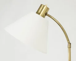 New Pamono Vintage Brass Floor Lamp from Philips, 1950s