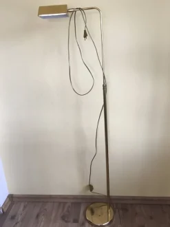 Best Pamono Vintage Brass Floor Lamp, 1970s