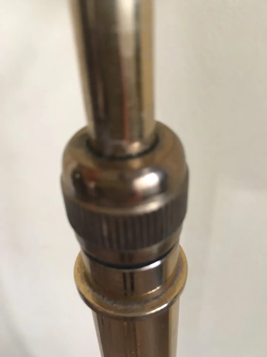 Best Pamono Vintage Brass Floor Lamp, 1970s