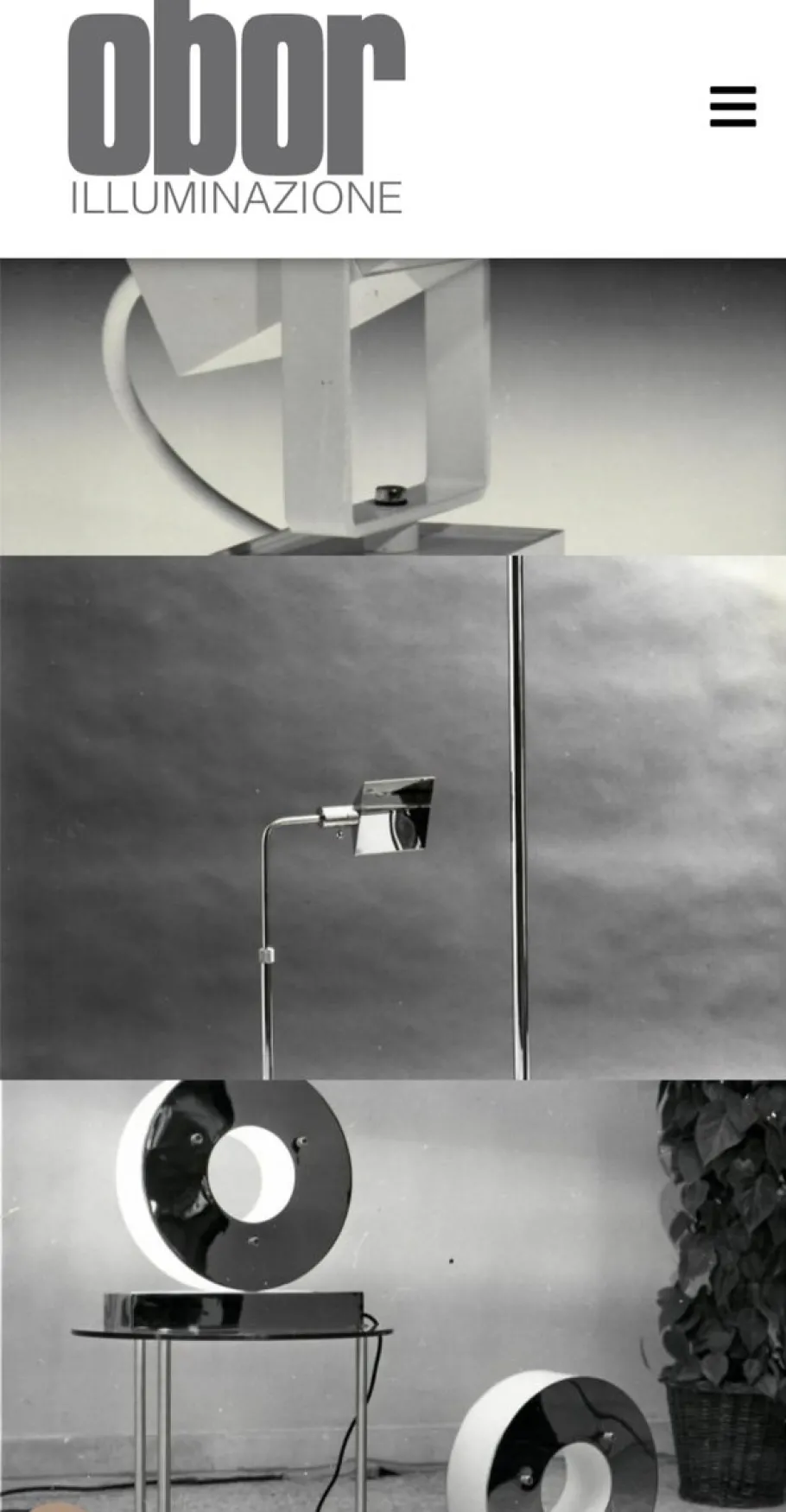 New Pamono Vintage Brass Floor Lamps by Obor Illuminazione, 1970s, Set of 2