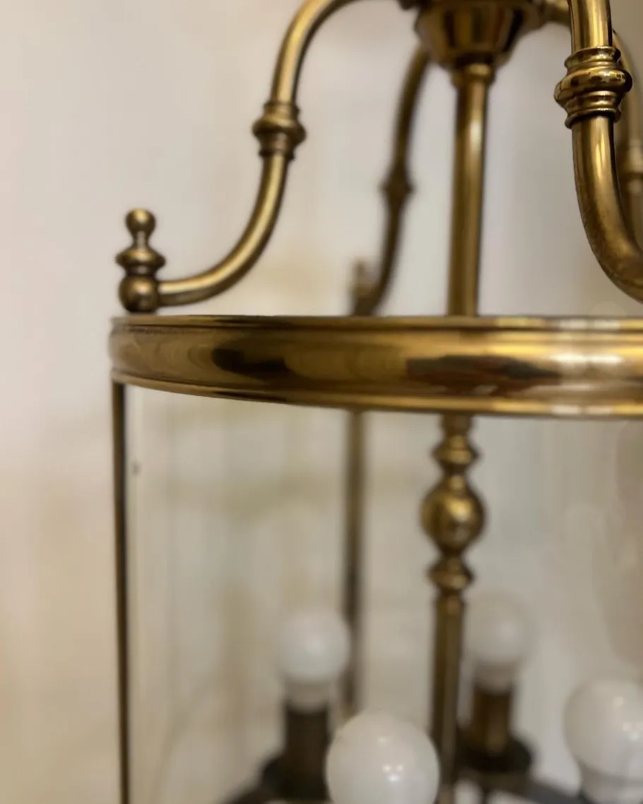 Hot Pamono Vintage Brass Lantern