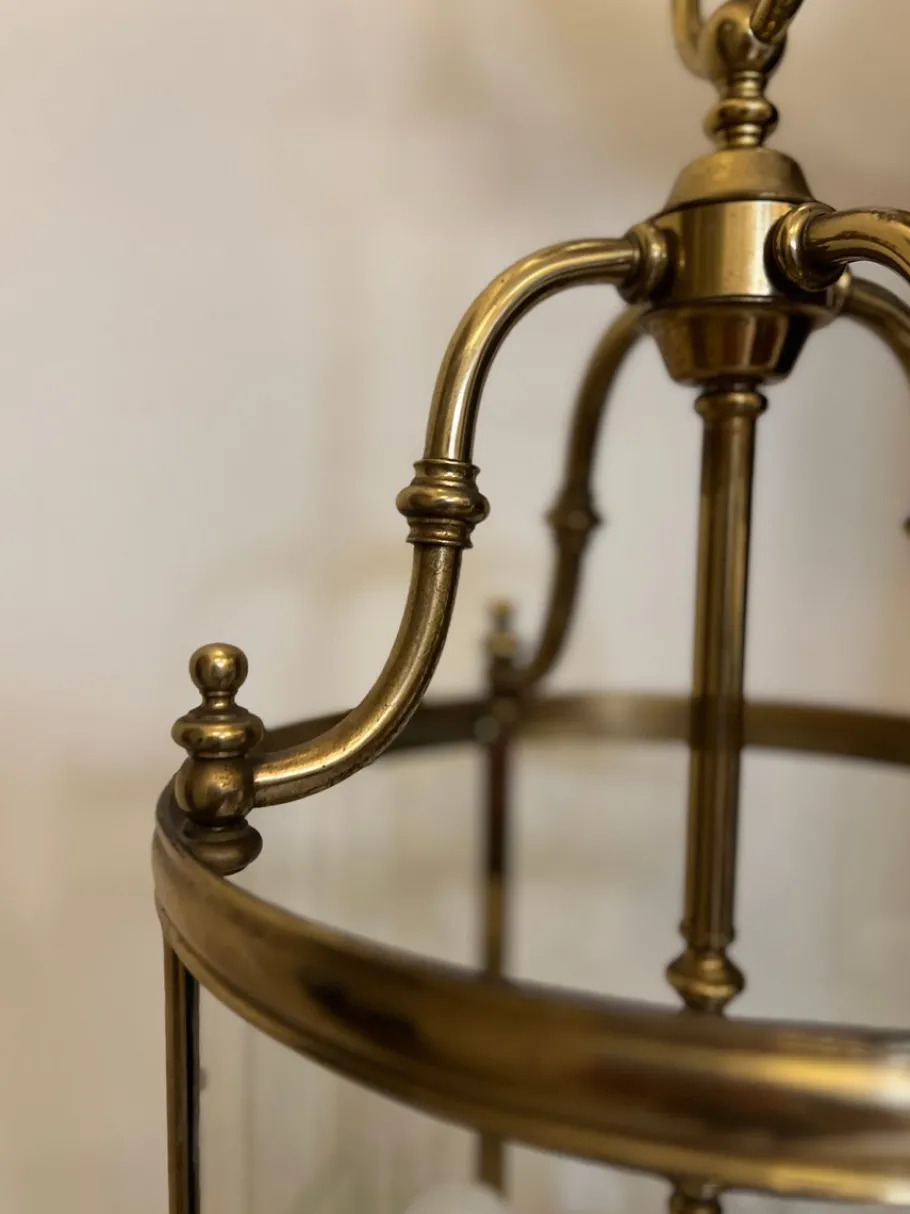 Hot Pamono Vintage Brass Lantern