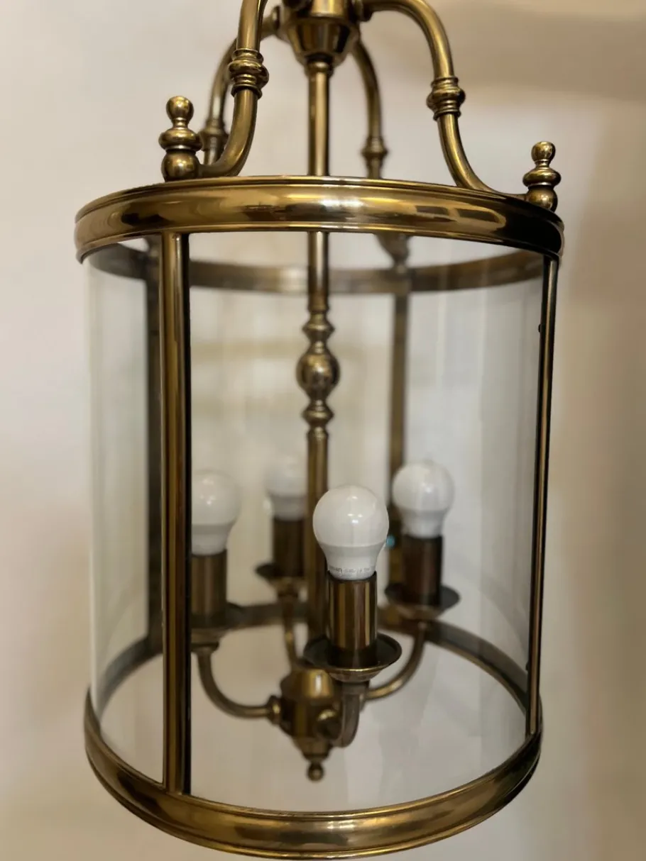 Hot Pamono Vintage Brass Lantern