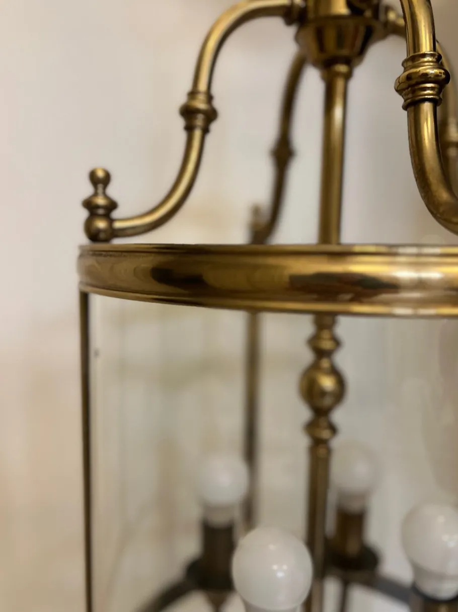 Hot Pamono Vintage Brass Lantern