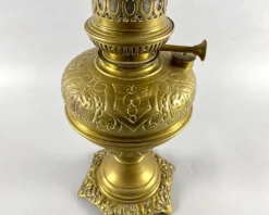 Outlet Pamono Vintage Brass Oil Table Lamp, Belgium, 1970s