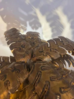 Sale Pamono Vintage Brass Palm Floor Lamp from Maison Jansen, France, 1975