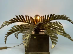 Discount Pamono Vintage Brass Palm Table Lamp attributed to Maison Jansen, 1970s