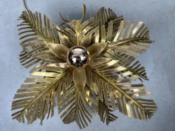 Discount Pamono Vintage Brass Palm Table Lamp attributed to Maison Jansen, 1970s