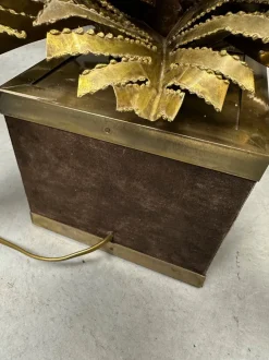 Discount Pamono Vintage Brass Palm Table Lamp attributed to Maison Jansen, 1970s