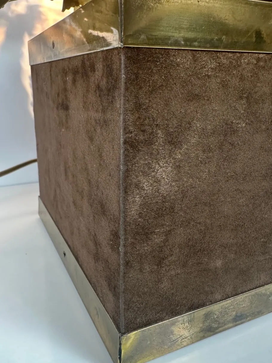 Discount Pamono Vintage Brass Palm Table Lamp attributed to Maison Jansen, 1970s