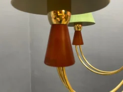 Hot Pamono Vintage Brass Pendant with Five Lights, 1980s