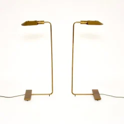 Hot Pamono Vintage Brass Reading Lamps from Cedric Hartman, 1970s, Set of 2