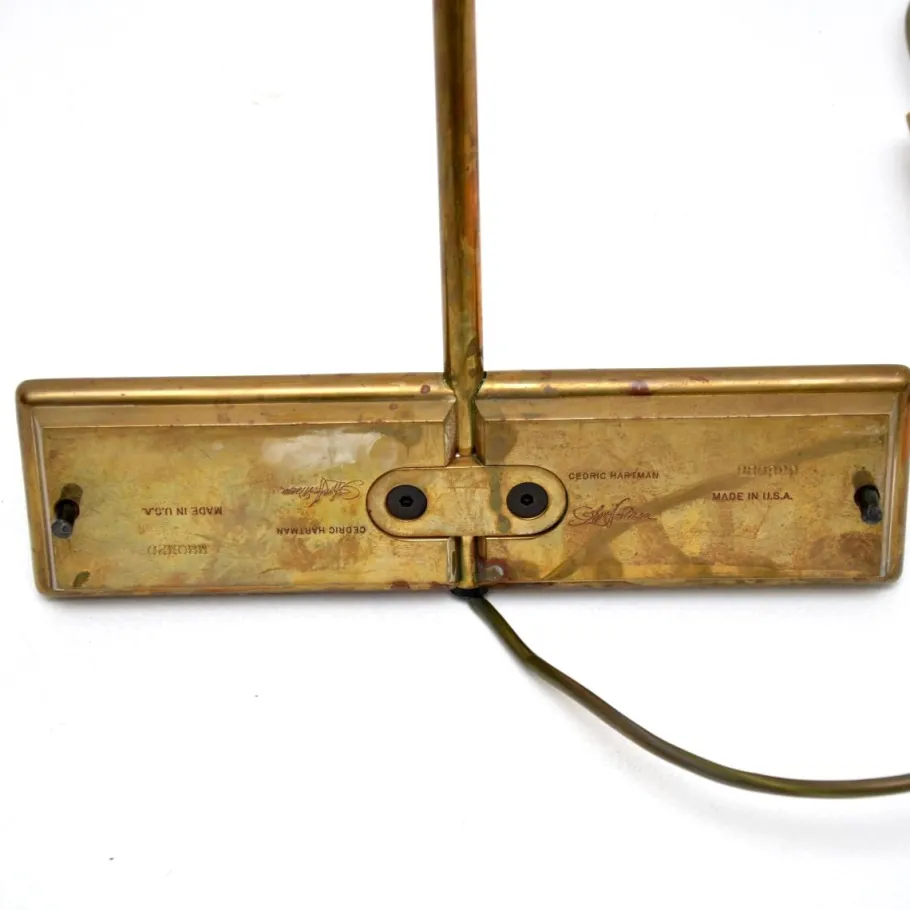 Hot Pamono Vintage Brass Reading Lamps from Cedric Hartman, 1970s, Set of 2