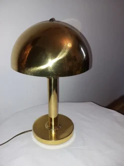 Clearance Pamono Vintage Brass Table Lamp