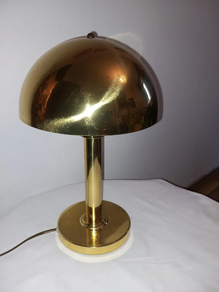 Clearance Pamono Vintage Brass Table Lamp