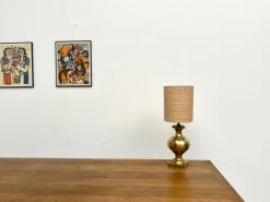 Best Pamono Vintage Brass Table Lamp, 1950s