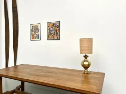 Best Pamono Vintage Brass Table Lamp, 1950s