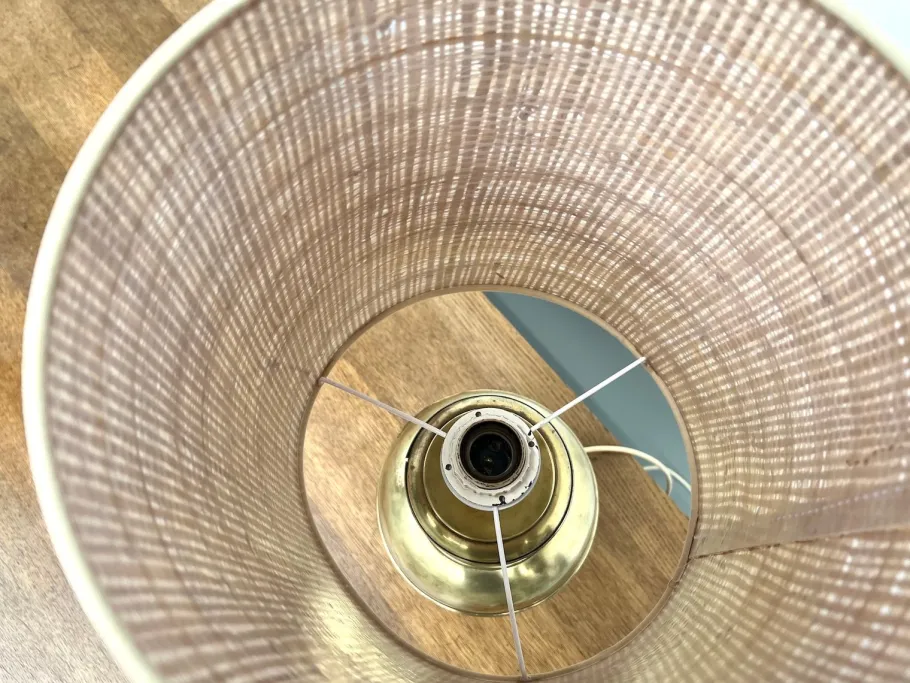 Best Pamono Vintage Brass Table Lamp, 1950s